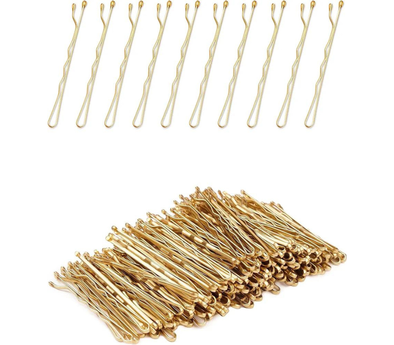 360 Pcs Blonde Bobby Pins, 2 Inch Premium Bobby pin with storage box 